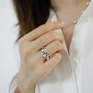 Freedom of stars Freshwater Pearl ring