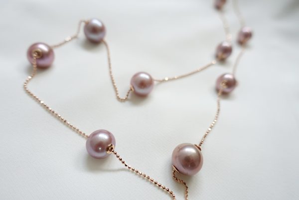 Slide Pearl Rope Necklace