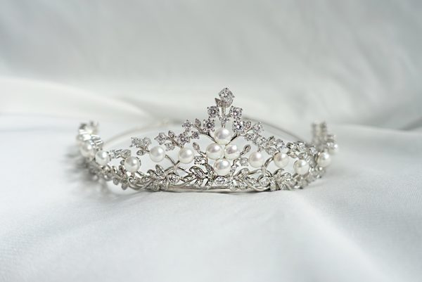 Princess Freshwater Pearl Tiara Wedding Crown